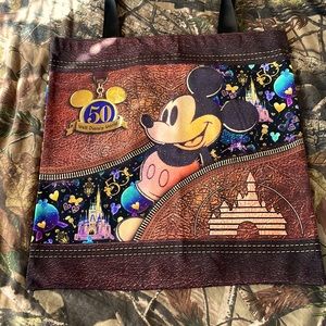 50th anniversary Mickey Mouse Disney World bag